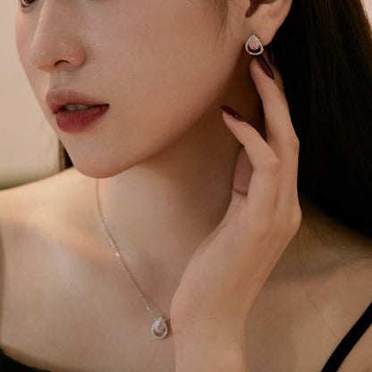 [Goodv]Sparkling Delicate Water Drop Shape Daily Earrings