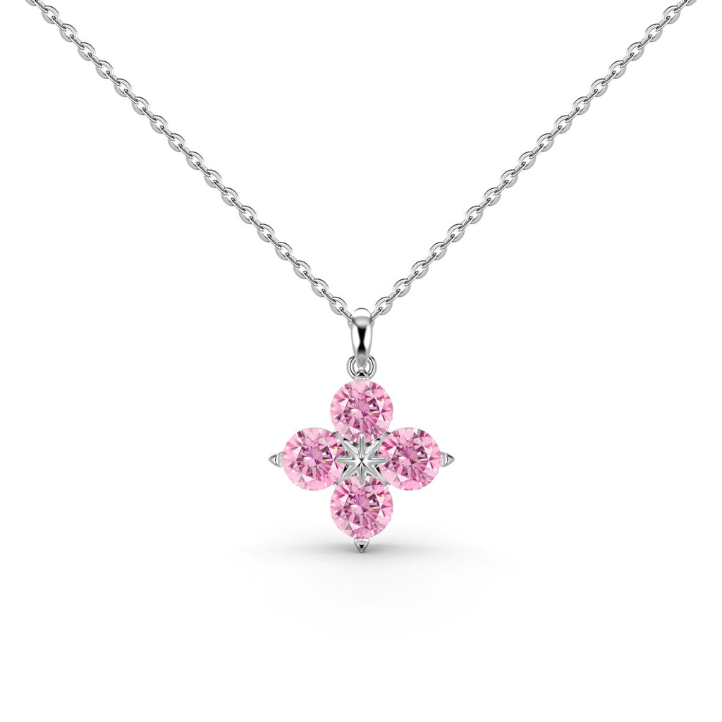 [Goodv]Four-Leaf Clover And Eight-Pointed Star Necklace