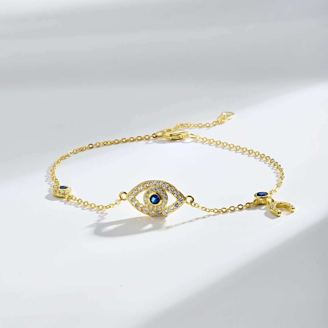 [Goodv]Dainty Eye Shape Necklace