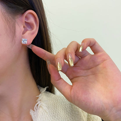 [Goodv]Ornate Square Shape Earrings