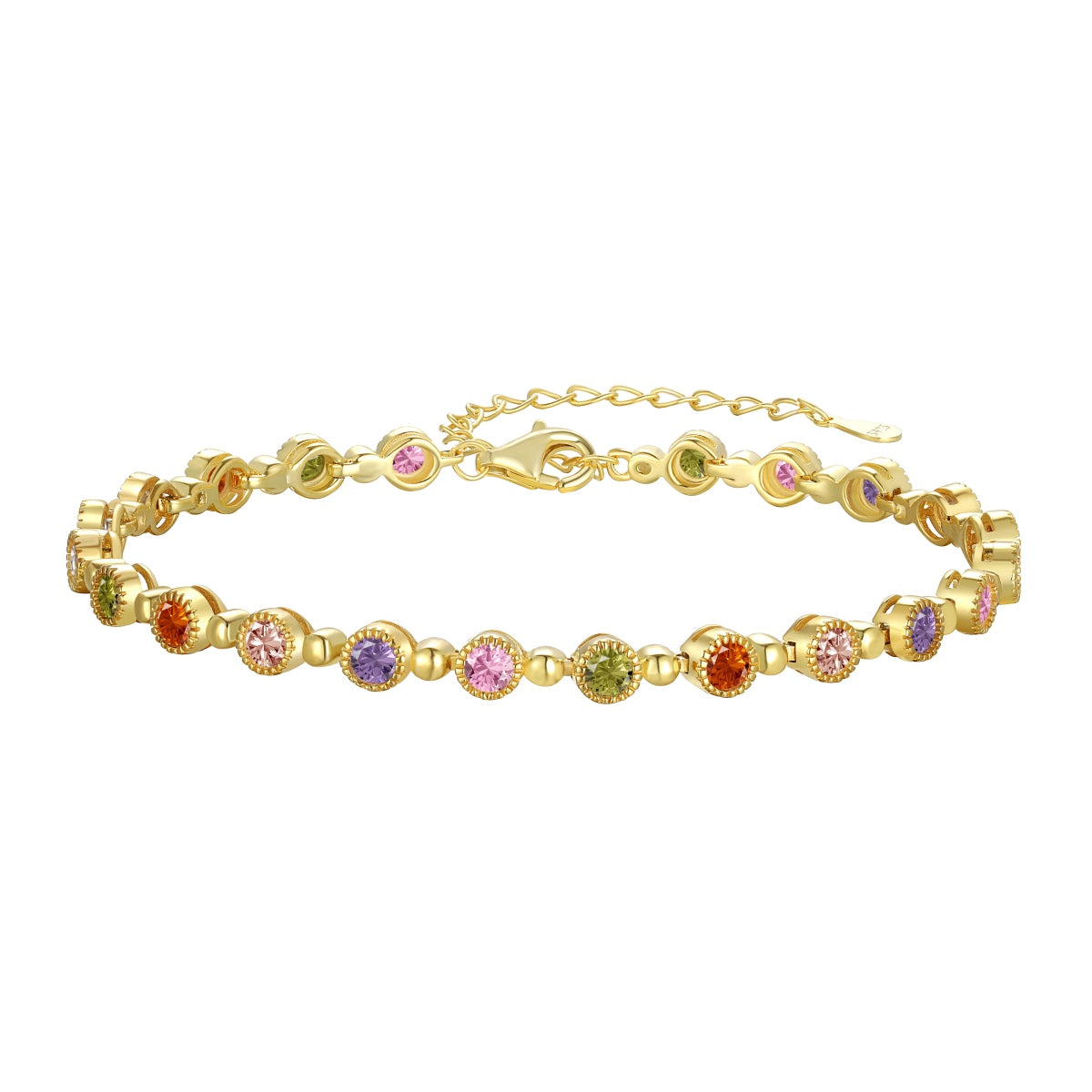 [Goodv] Bracelet de fête rond exquis et étincelant