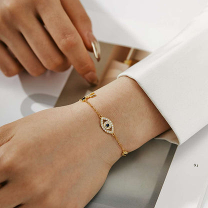 [Goodv]Dainty Eye Shape Necklace