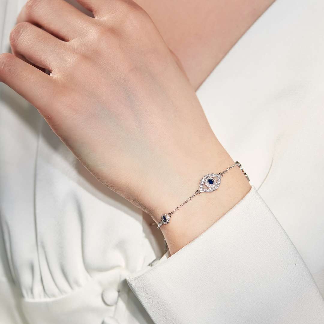 [Goodv]Dainty Eye Shape Necklace