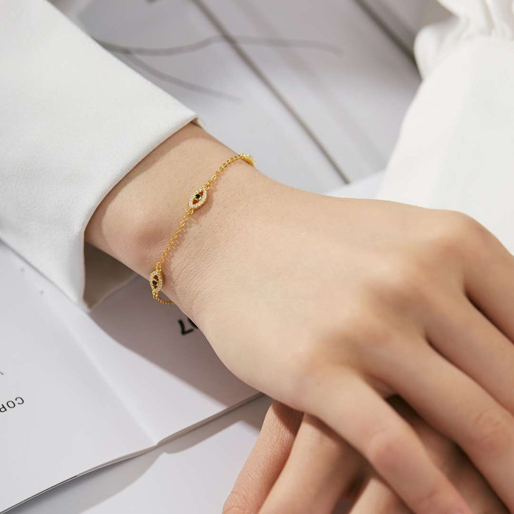 [Goodv] Collier pendentif en forme de mauvais œil