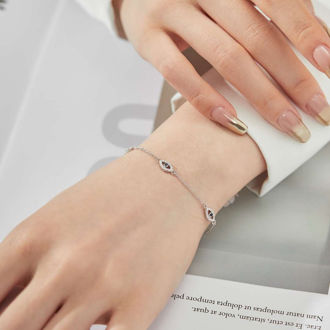 [Goodv] Collier pendentif en forme de mauvais œil