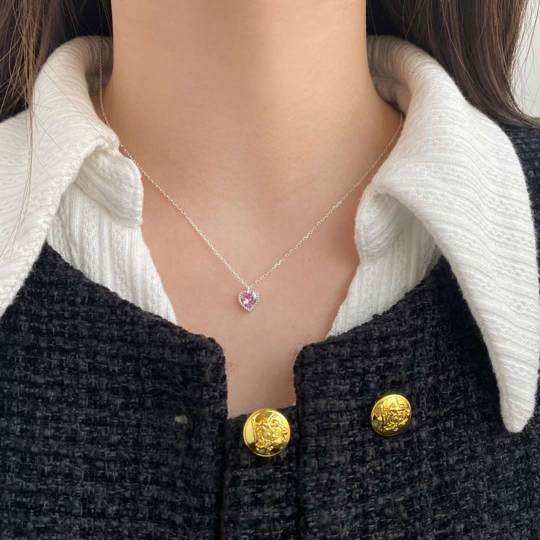 [Goodv]Ornate Heart Shape Necklace