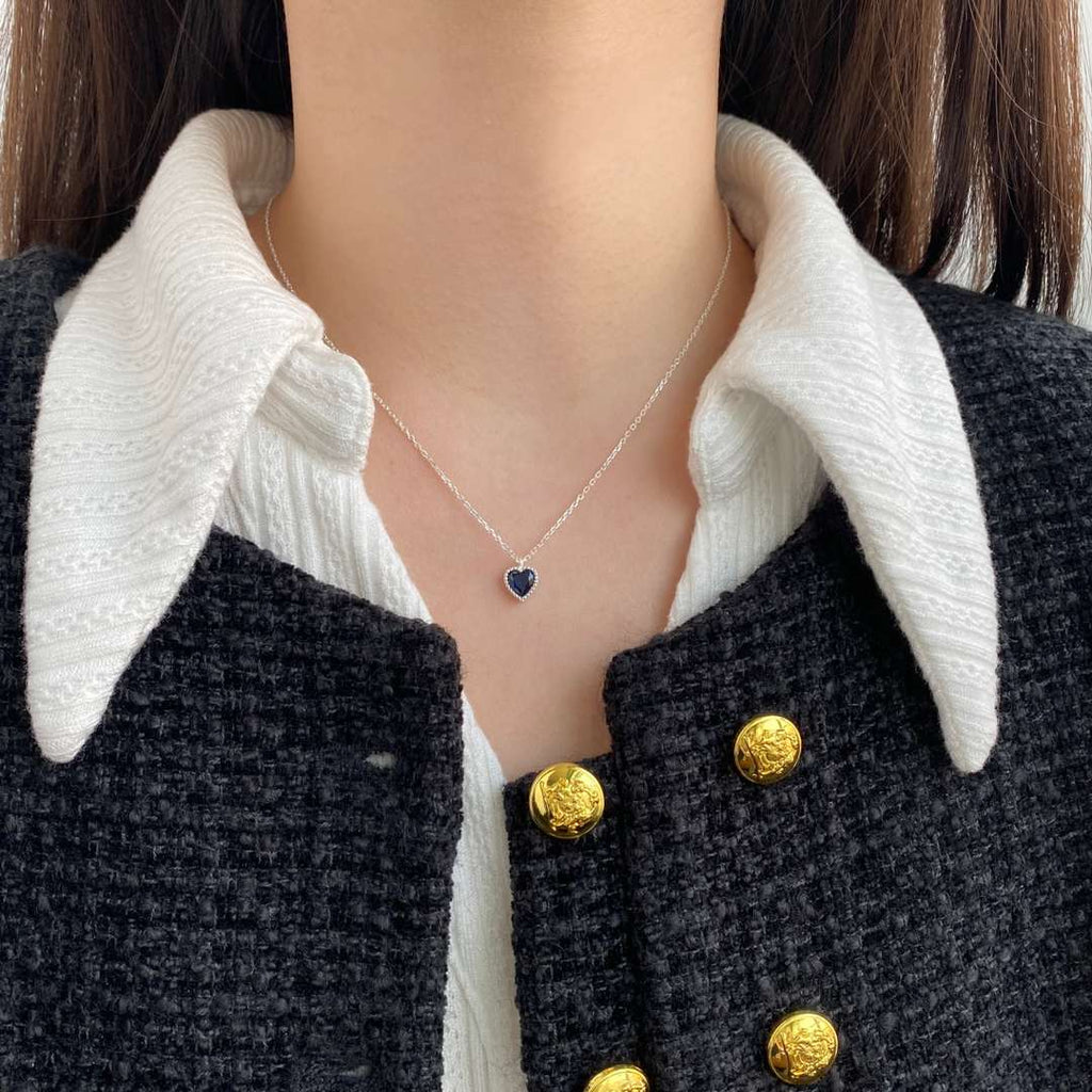 [Goodv]Ornate Heart Shape Necklace