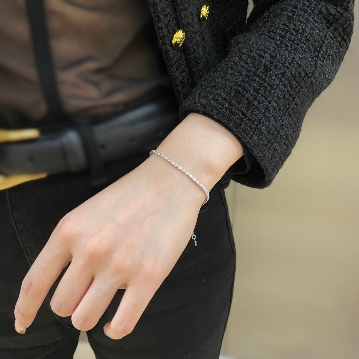 [Goodv] Bracelet quotidien élégant taille émeraude