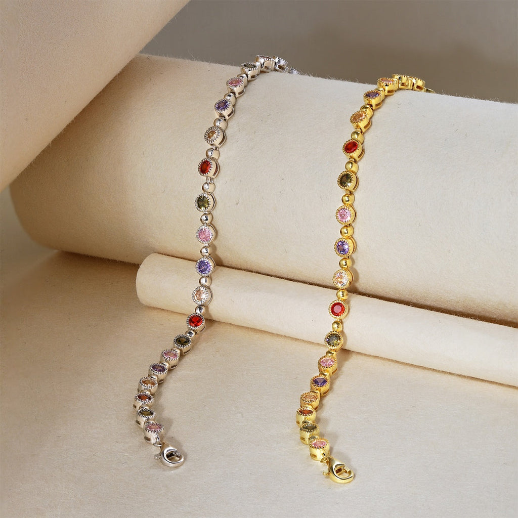 [Goodv] Bracelet de fête rond exquis et étincelant