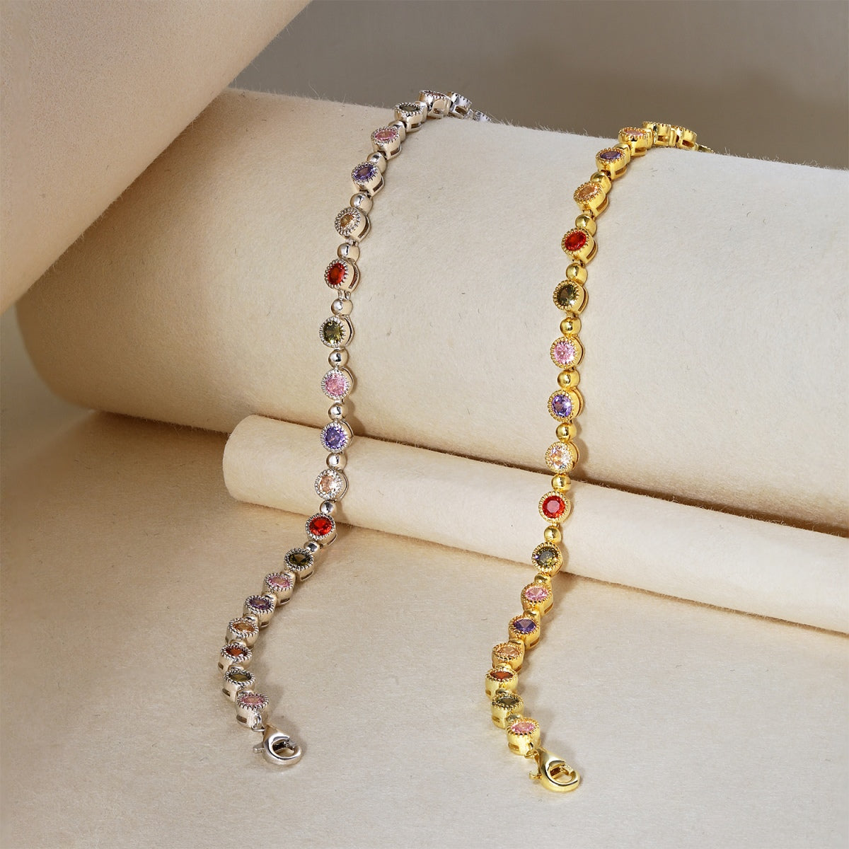 [Goodv] Bracelet de fête rond exquis et étincelant