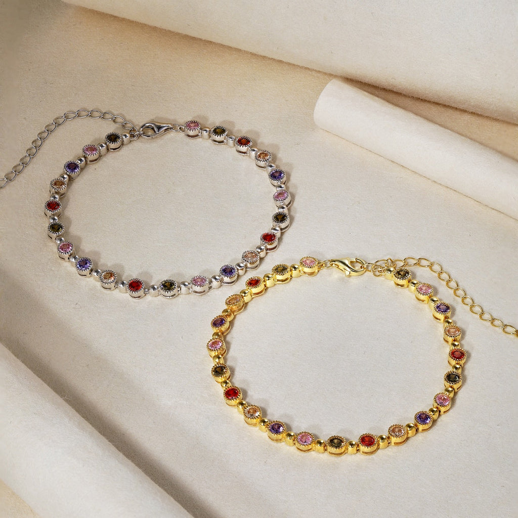 [Goodv] Bracelet de fête rond exquis et étincelant