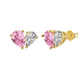 [Goodv] Boucles d'oreilles éblouissantes et élégantes en forme de cœur