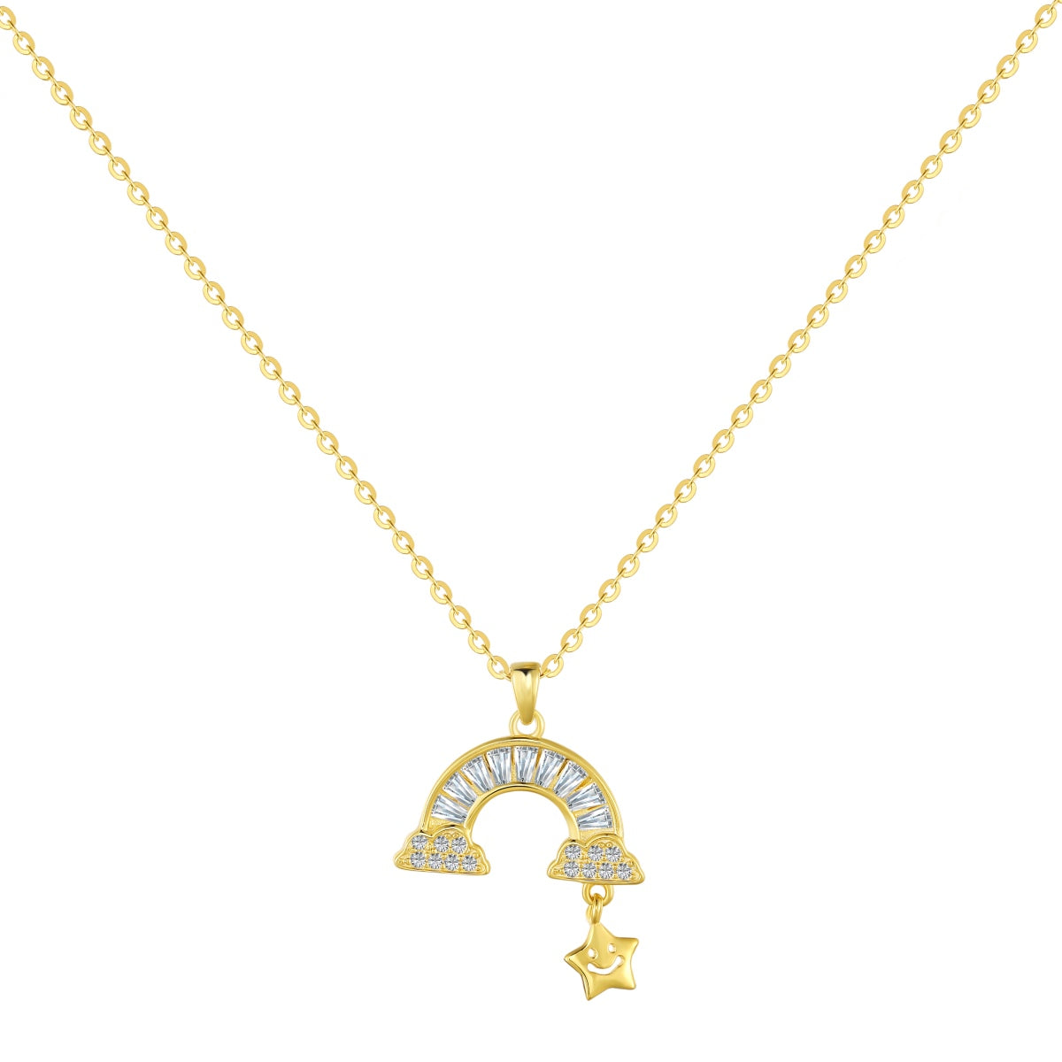 [Goodv]Unique Rainbow Star Necklace