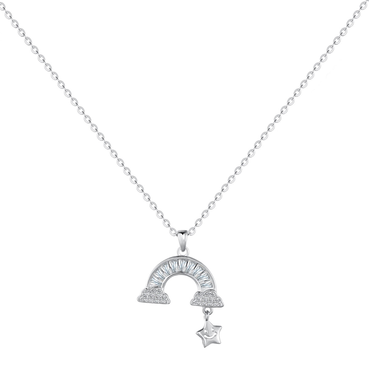 [Goodv]Unique Rainbow Star Necklace