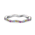 [Goodv]Dainty Colorful Round Cut Party Ring