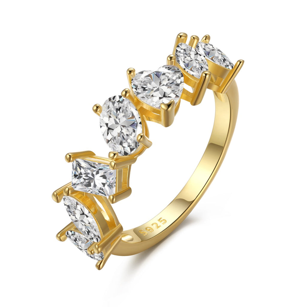 [Goodv]Delicate Multi Cut Ring