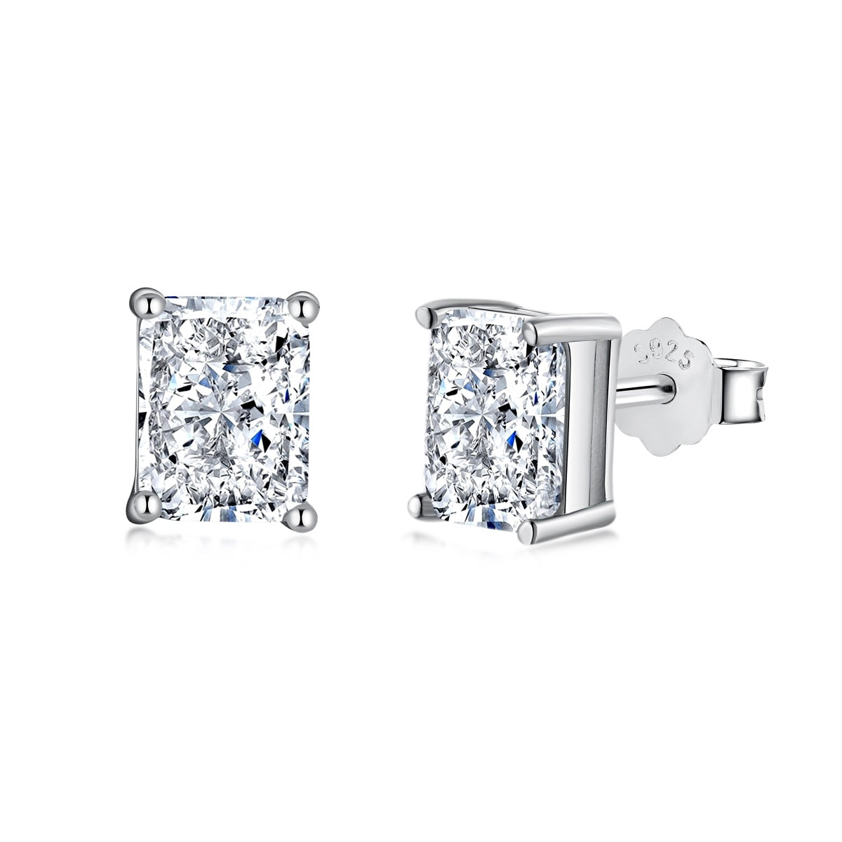 [Goodv]Radiant Luxurious Princess Cut Daily Earrings