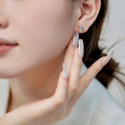 [Goodv]Radiant Luxurious Princess Cut Daily Earrings
