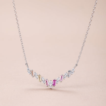 [Goodv]Dazzling Rainbow Necklace