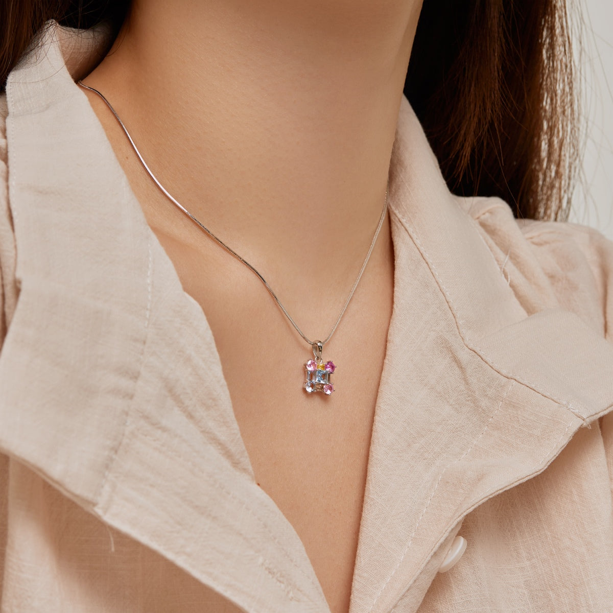 [Goodv]Gorgeous Multi Colorful Necklace