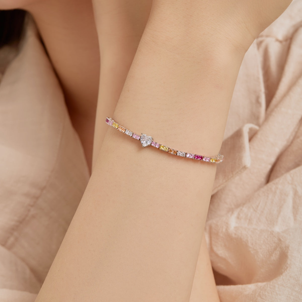 [Goodv] Bracelet d'amoureux délicat et romantique en forme de cœur