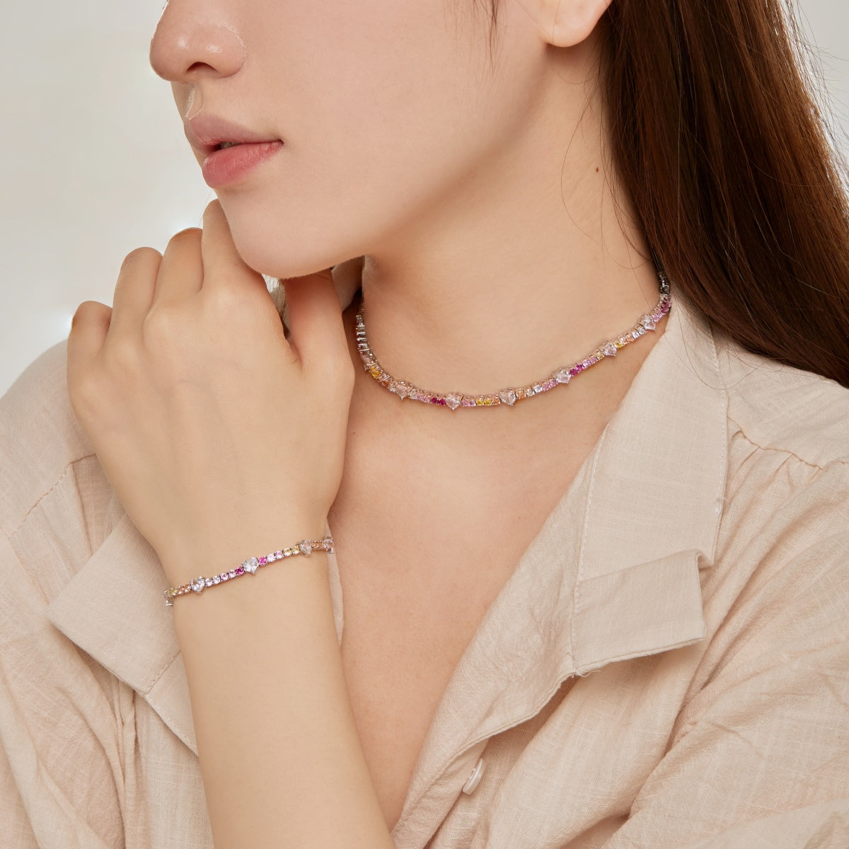 [Goodv] Bracelet d'amoureux délicat et romantique en forme de cœur