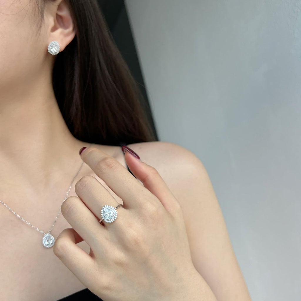 [Goodv]Delicate Gorgeous Pear Cut Daily Earrings