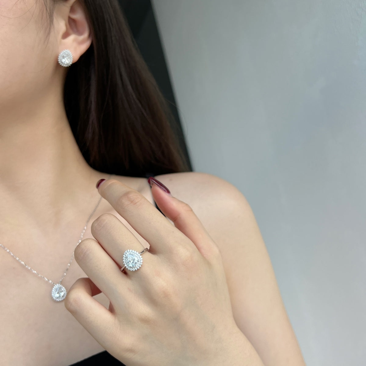 [Goodv]Delicate Gorgeous Pear Cut Daily Earrings