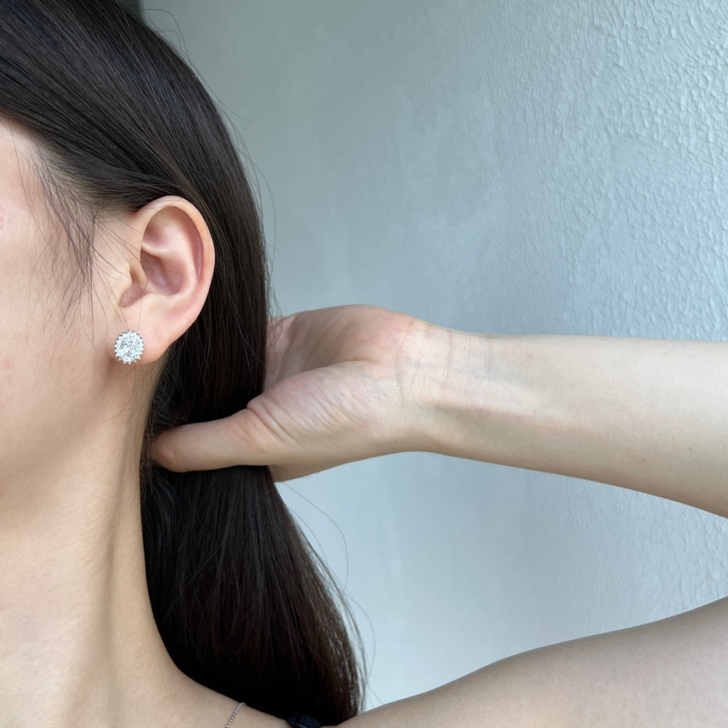 [Goodv]Delicate Radiant Oval Cut Daily Earrings