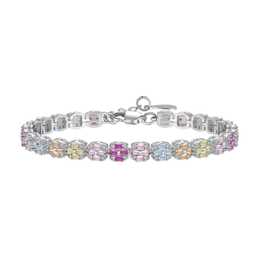 [Goodv]Delicate Colorful Emerald Cut Daily Bracelet