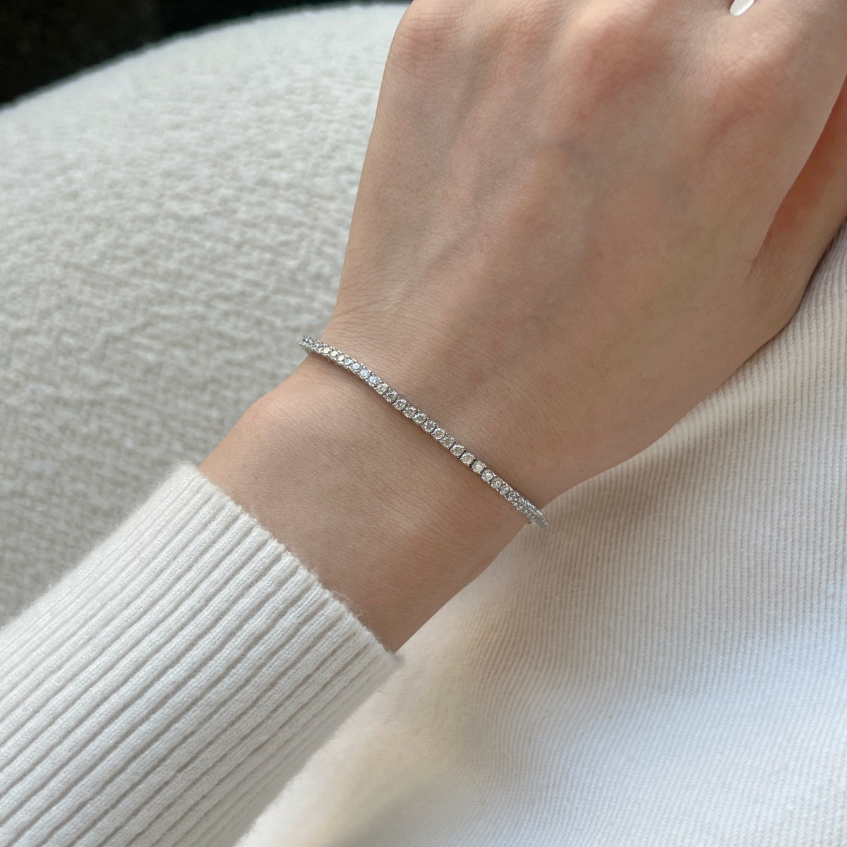 [Goodv] Bracelet quotidien éblouissant et exquis à coupe ronde