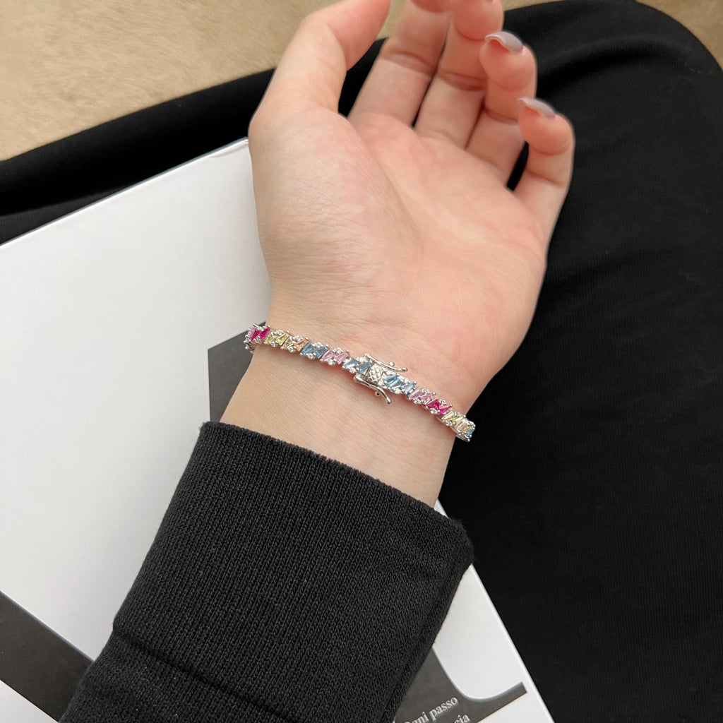 [Goodv] Bracelet de fête multi-coupes scintillant et orné