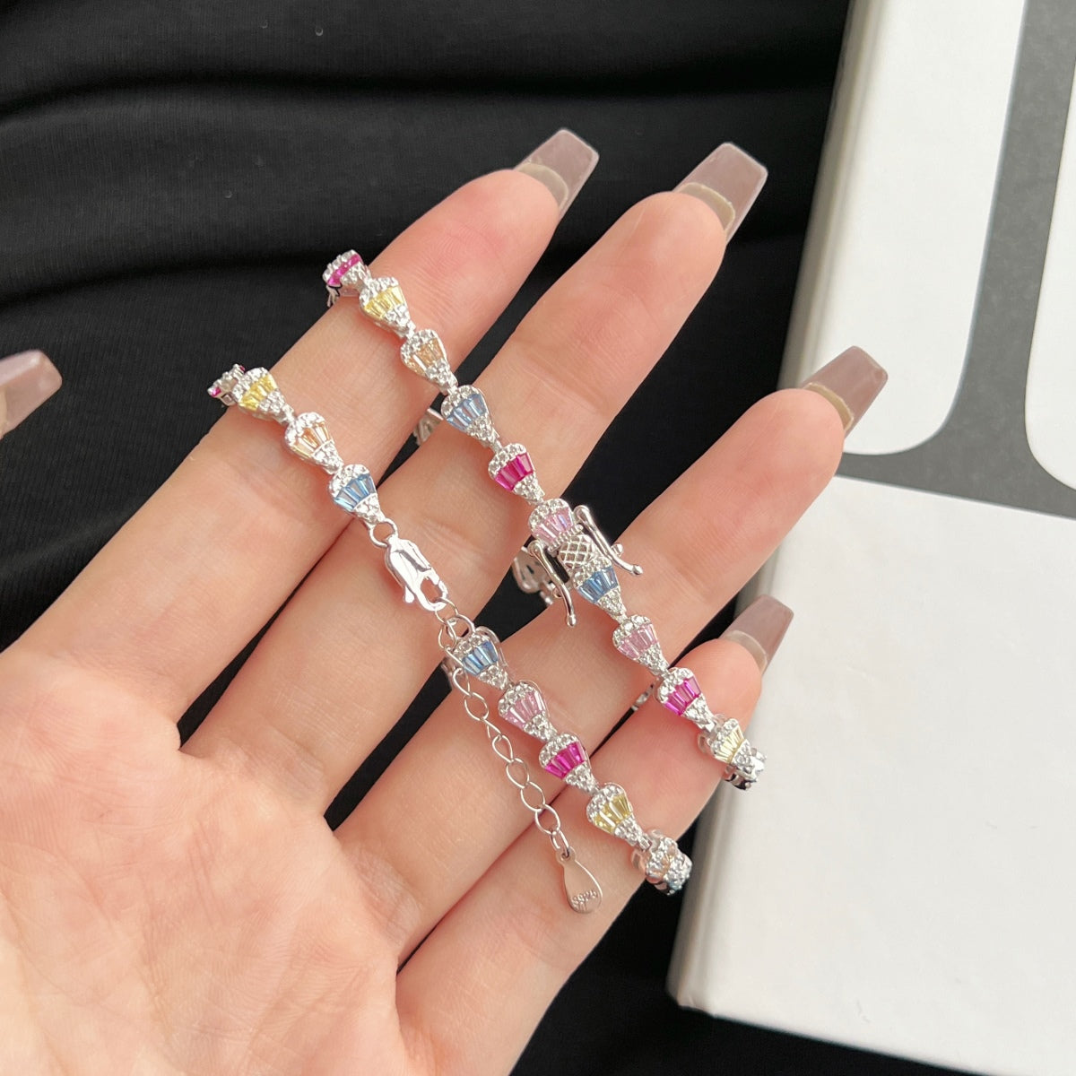 [Goodv]Radiant Water Drop Shape Daily Bracelet