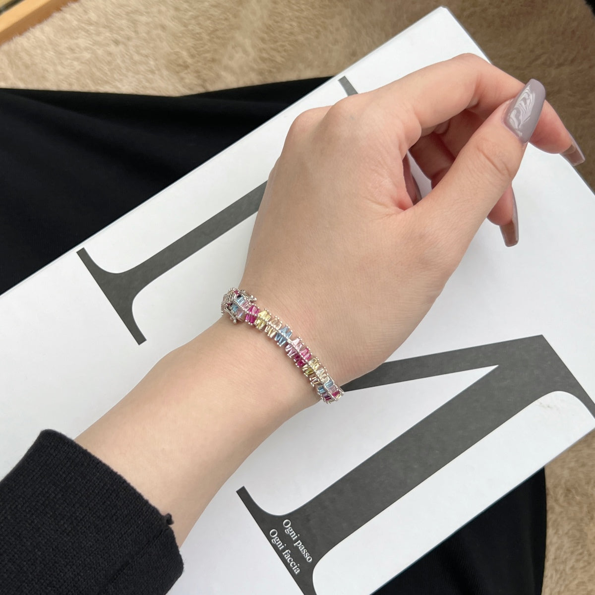 [Goodv] Bracelet de fête multi-coupes étincelant et exquis