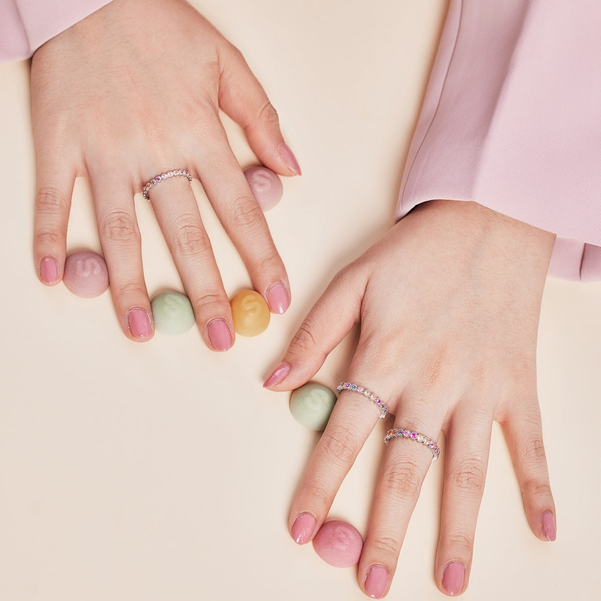 [Goodv]Radiant Sparkling Round Cut Daily Ring