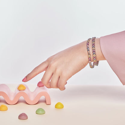 [Goodv]Radiant Colorful Emerald Cut Party Bracelet