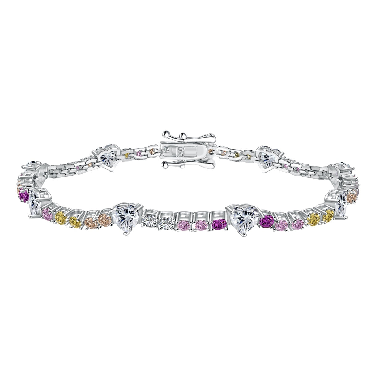 [Goodv] Bracelet d'amoureux rond en forme de cœur romantique