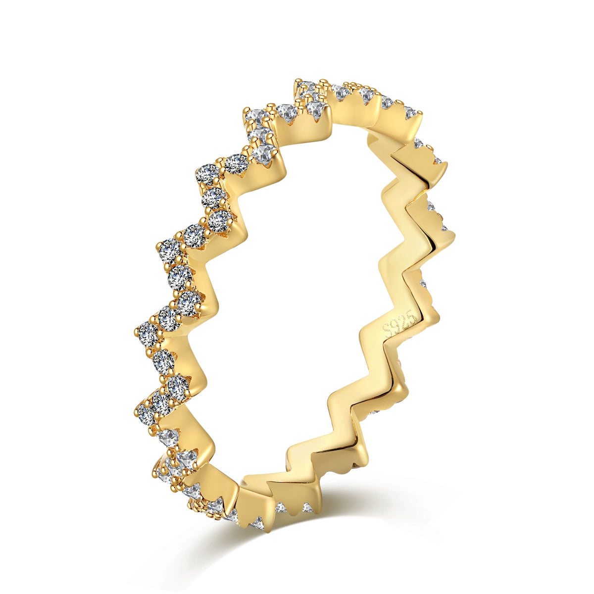 [Goodv] Bague quotidienne en forme de vague délicate et enchanteresse