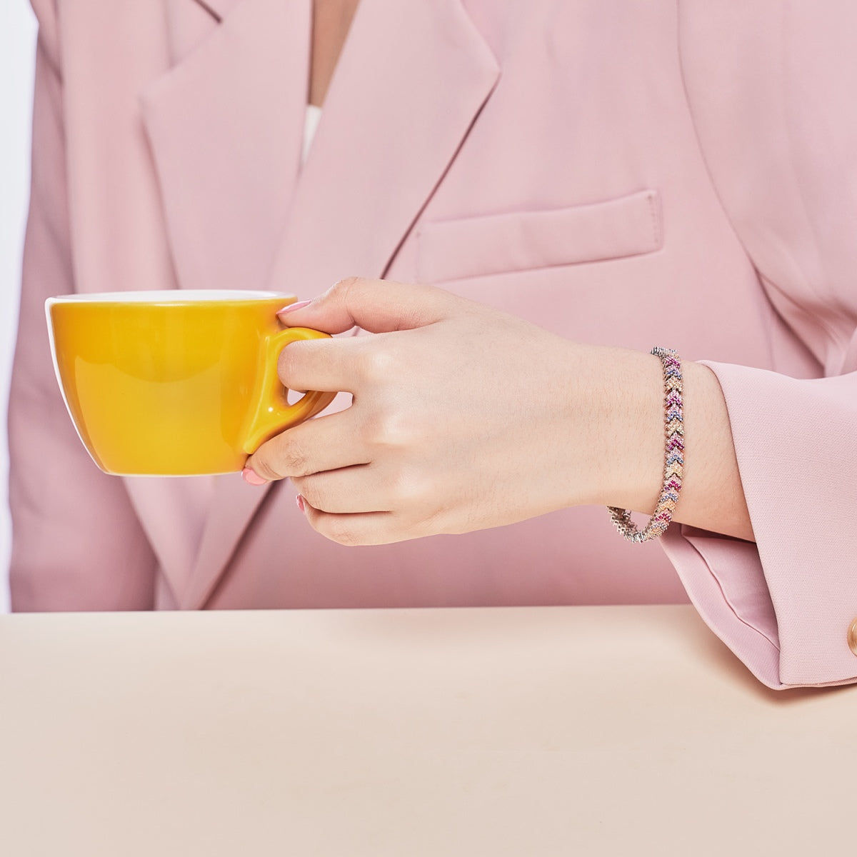 [Goodv] Bracelet de fête rond scintillant et orné