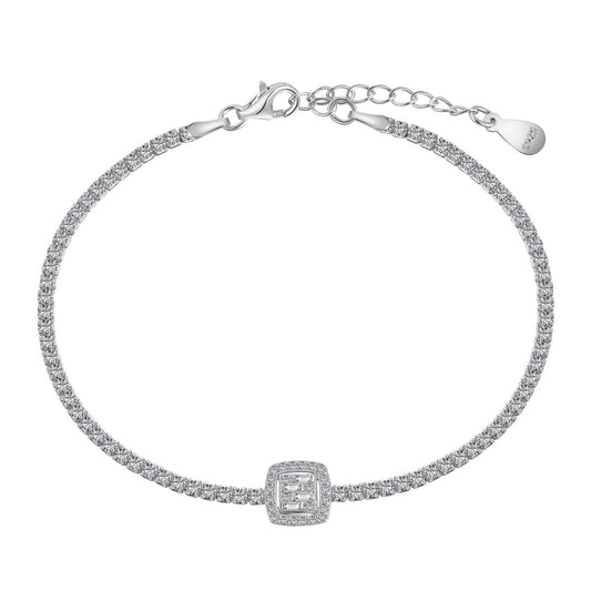 [Goodv]Luxurious Dazzling Square Shape Banquet Bracelet