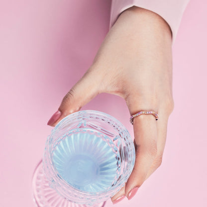 [Goodv]Dainty Colorful Round Cut Party Ring