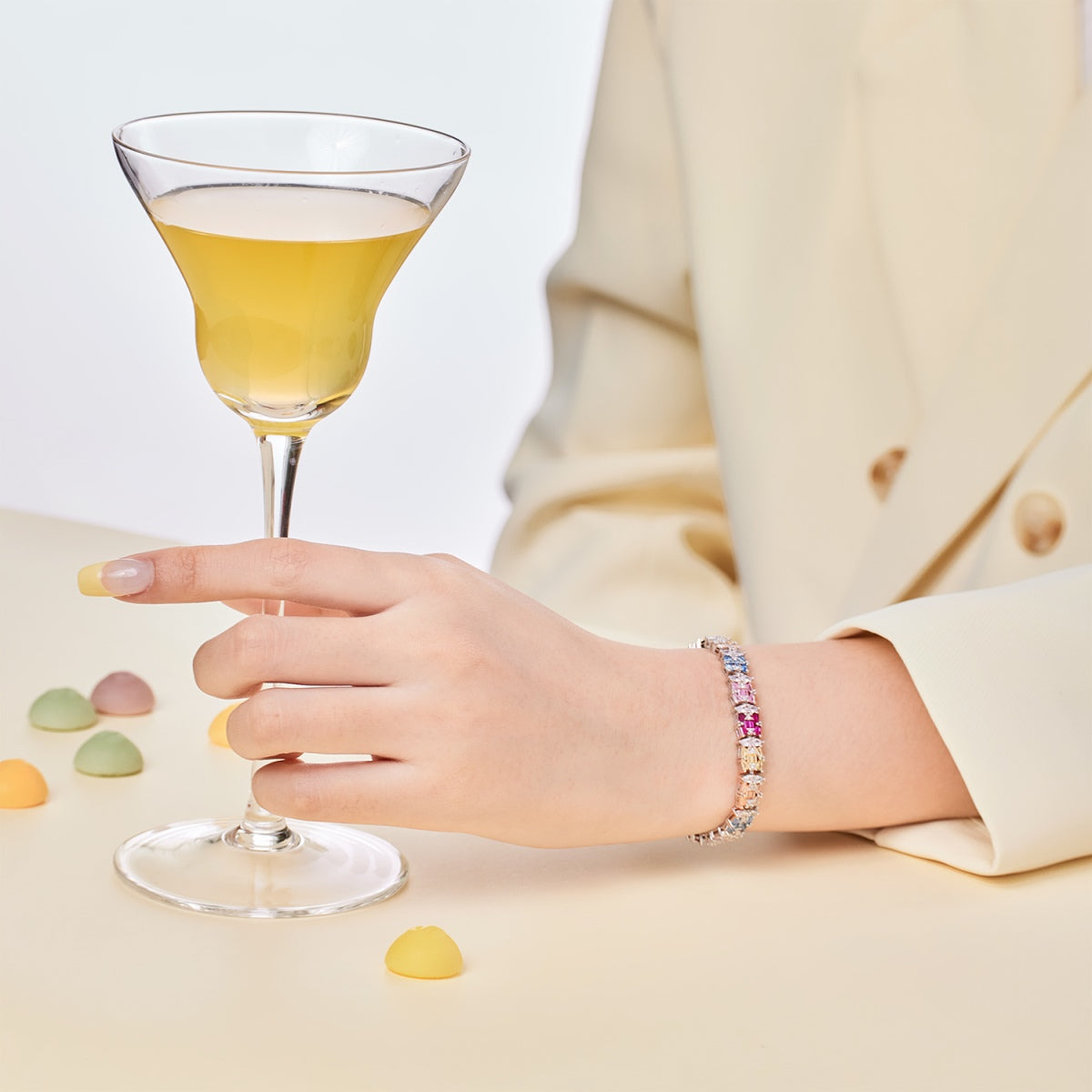 [Goodv] Bracelet de fête délicat et coloré à plusieurs coupes