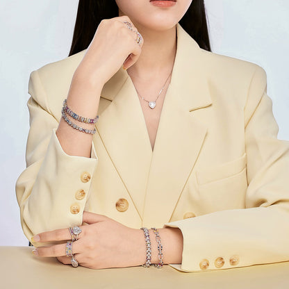 [Goodv]Delicate Colorful Multi Cut Party Bracelet