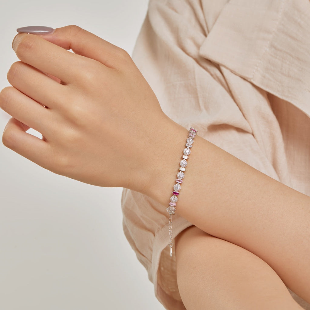 [Goodv]Bracelet quotidien de forme ronde colorée et rayonnante