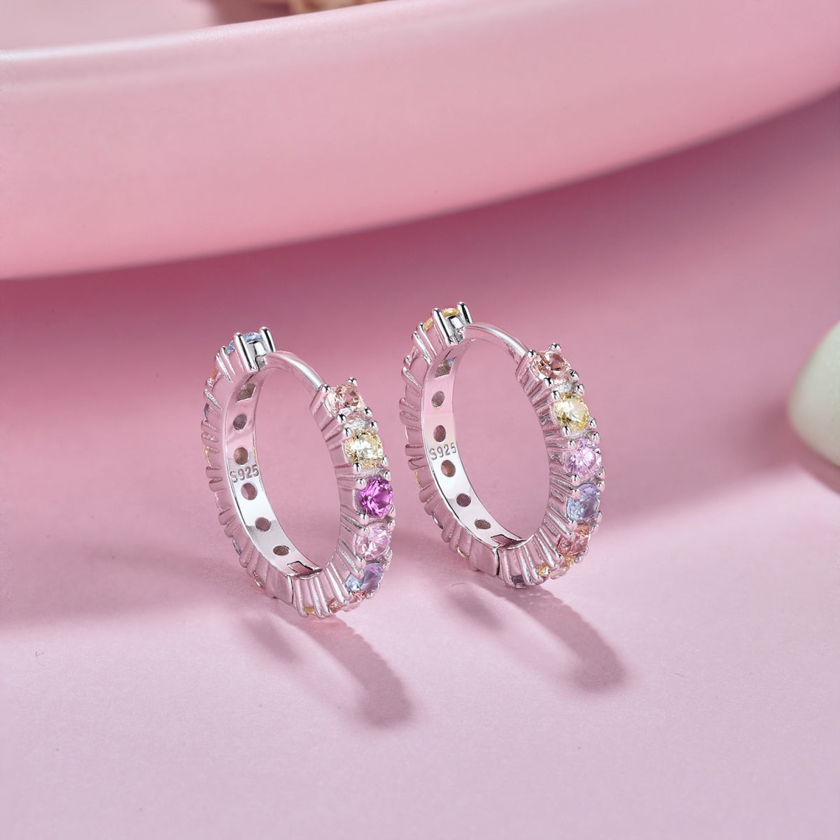 [Goodv]Radiant Colorful Round Cut Earrings