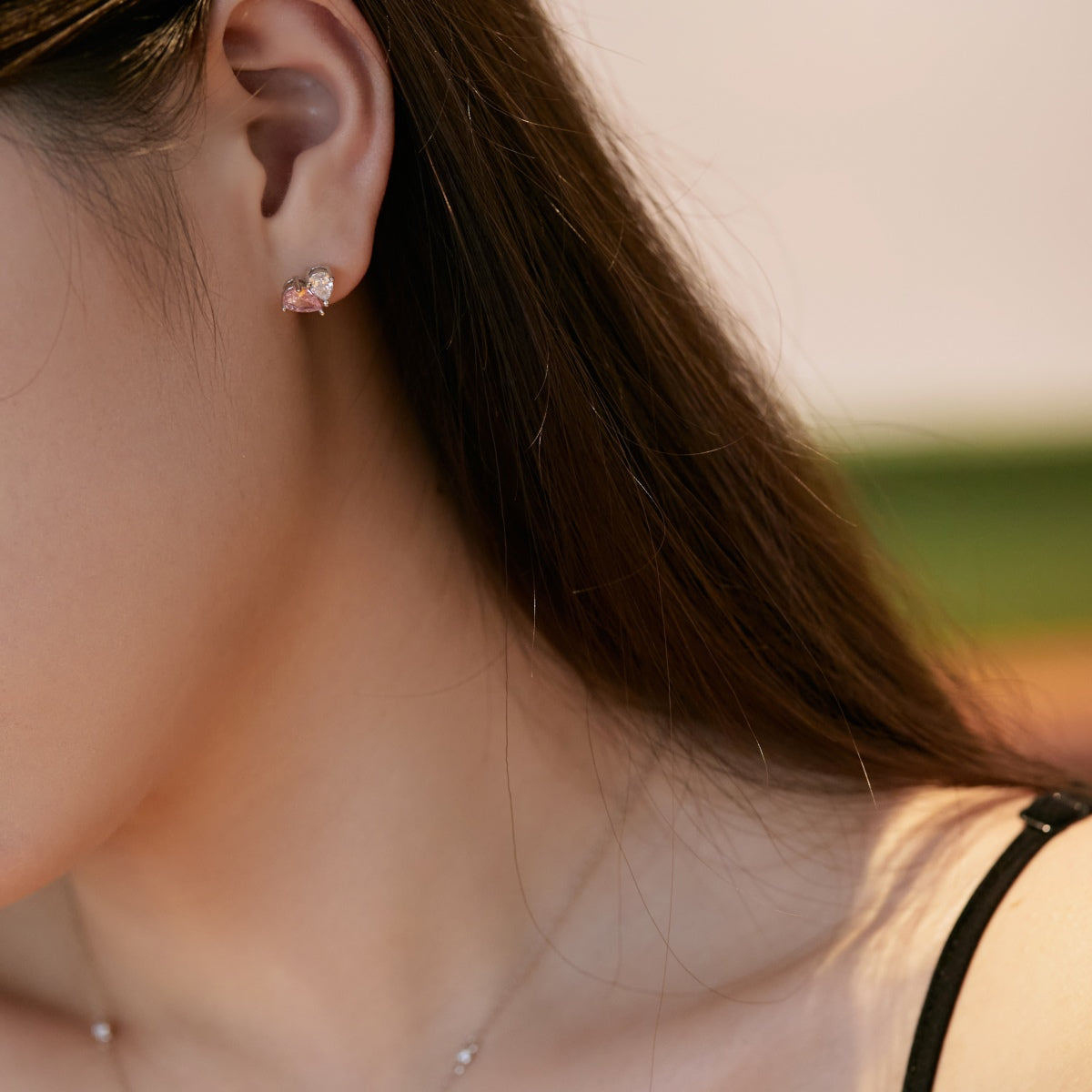 [Goodv] Boucles d'oreilles éblouissantes et élégantes en forme de cœur
