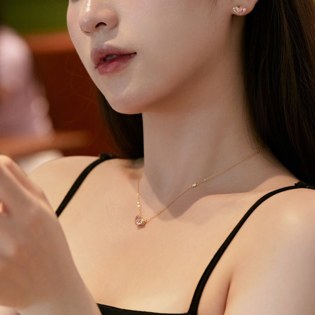 [Goodv] Boucles d'oreilles éblouissantes et élégantes en forme de cœur