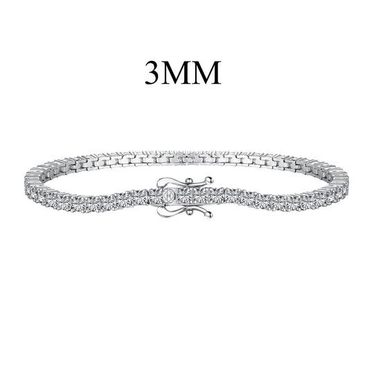 [Goodv]Dainty Charming Round Cut Tennis Bracelet