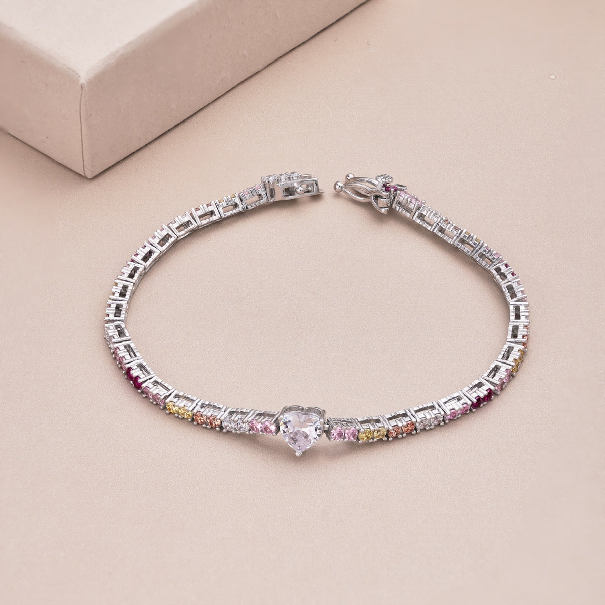 [Goodv]Delicate Romantic Heart Shape Lover Bracelet