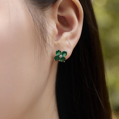 [Goodv]Boucles d'oreilles en forme d'étoile à huit branches et de trèfle à quatre feuilles